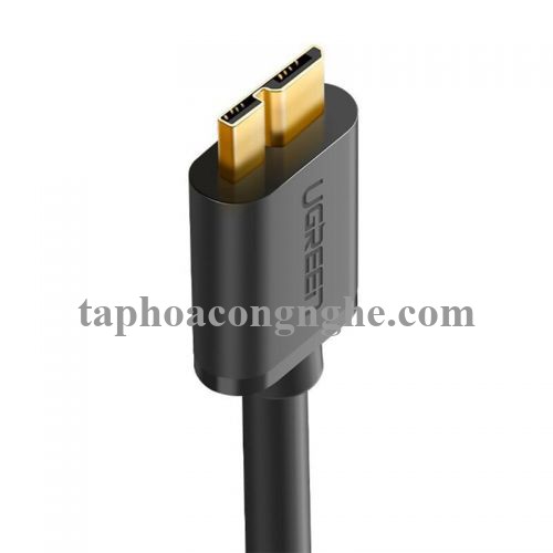 Ugreen 10840 0.5M màu Đen Cáp USB 3.0 sang MICRO USB 3.0 cho ổ cứng US130 30010840